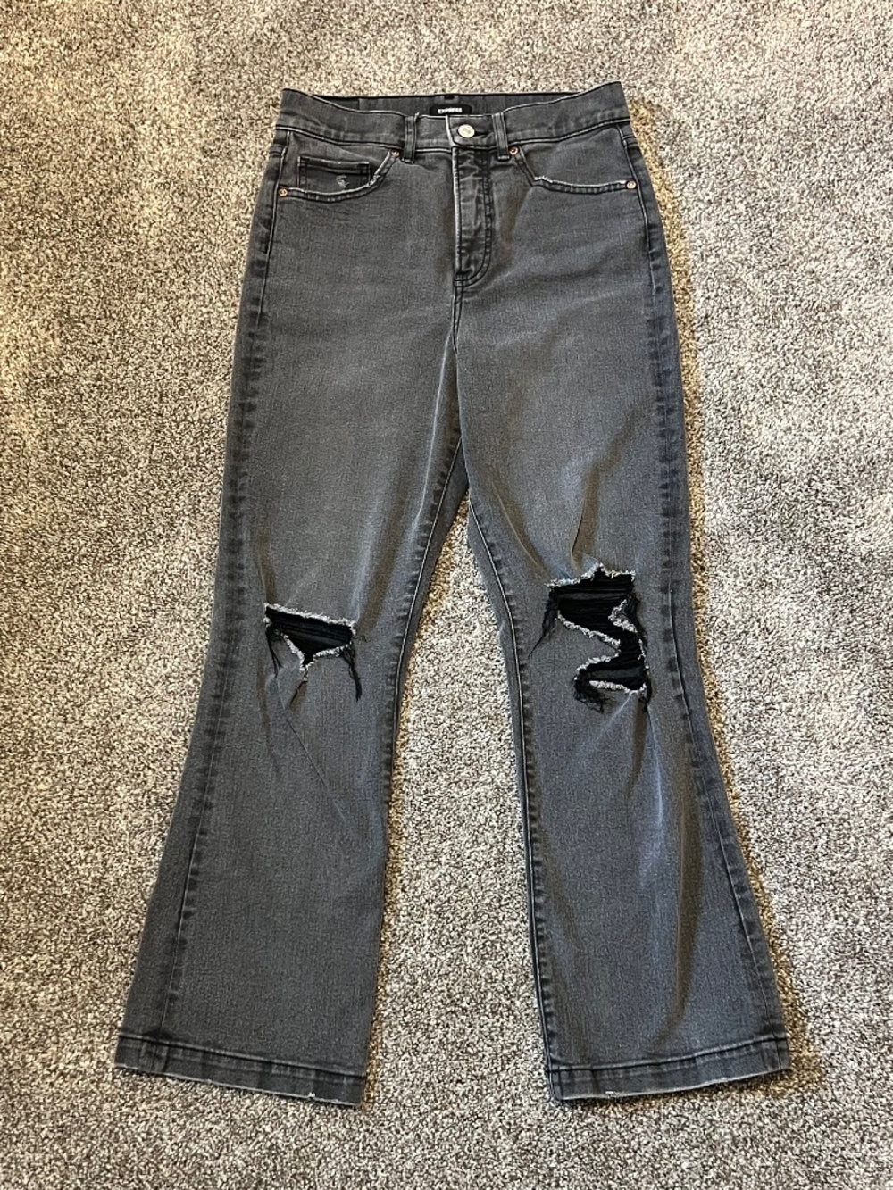 Express 90s Bootcut High Rise Jeans Black Size 4S